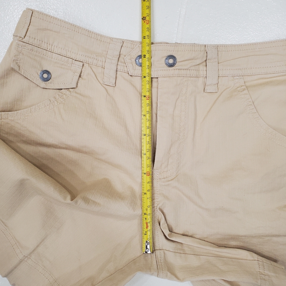 Gloria Vanderbilt khaki safari shorts Women's size 10 - Picture 6 of 7